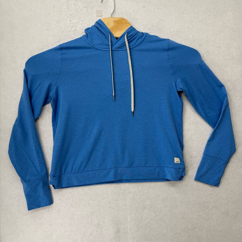 Vuori Women's Halo Essential Hoodie Baltic Heather Size‎ Small VW226